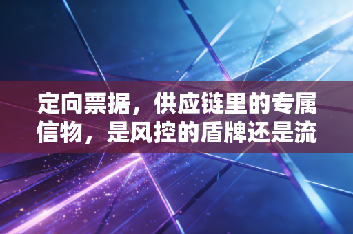 定向票据，供应链里的专属信物，是风控的盾牌还是流动性的毒药？