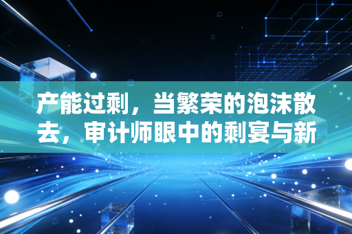 产能过剩,当繁荣的泡沫散去,审计师眼中的剩宴与新生