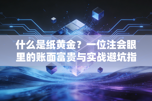 什么是纸黄金？一位注会眼里的账面富贵与实战避坑指南