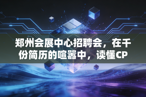 郑州会展中心招聘会,在千份简历的喧嚣中,读懂CPA人的职场焦虑与突围