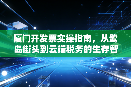 厦门开发票实操指南,从鹭岛街头到云端税务的生存智慧