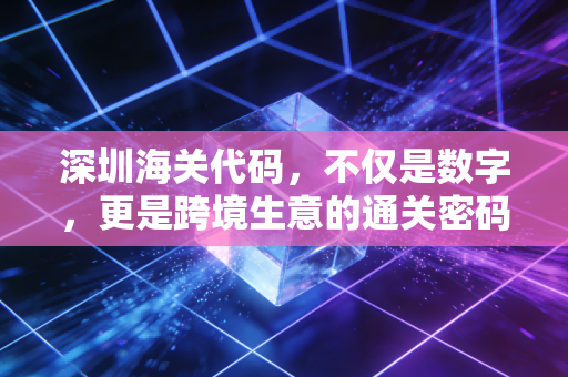 深圳海关代码,不仅是数字,更是跨境生意的通关密码