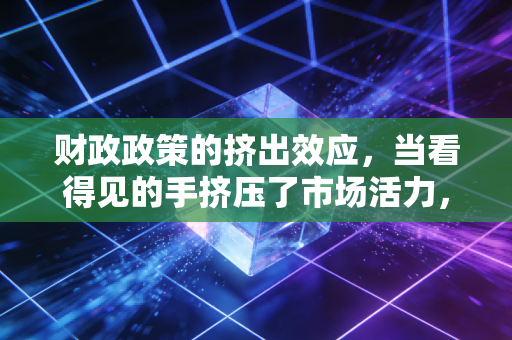 财政政策的挤出效应，当看得见的手挤压了市场活力，我们该如何自处？