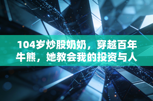 104岁炒股奶奶,穿越百年牛熊,她教会我的投资与人生哲学
