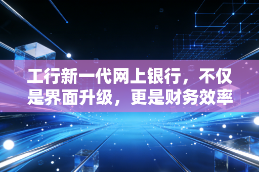 工行新一代网上银行,不仅是界面升级,更是财务效率的底层重构