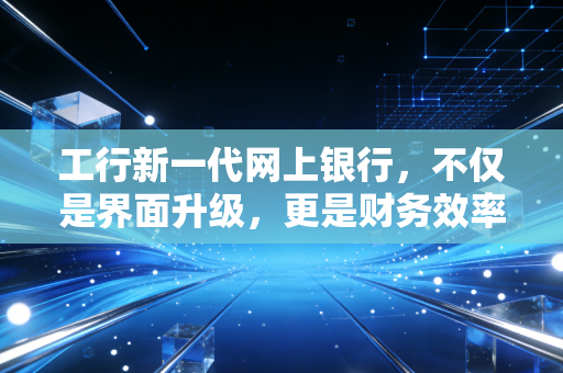 工行新一代网上银行，不仅是界面升级，更是财务效率的底层重构