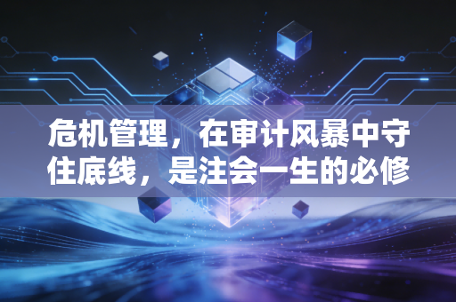 危机管理,在审计风暴中守住底线,是注会一生的必修课