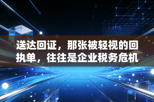 送达回证，那张被轻视的回执单，往往是企业税务危机的倒计时