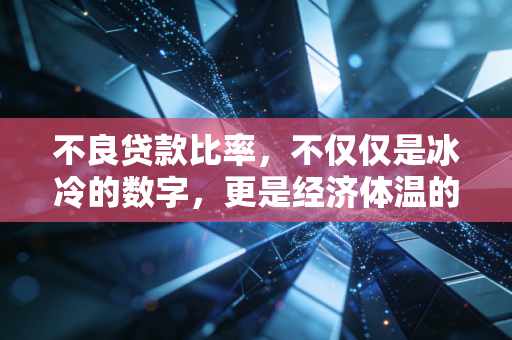 不良贷款比率,不仅仅是冰冷的数字,更是经济体温的晴雨表