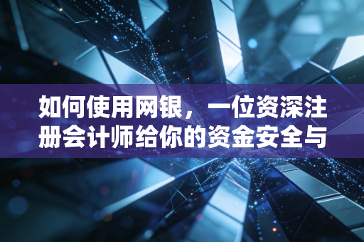 如何使用网银，一位资深注册会计师给你的资金安全与效率指南