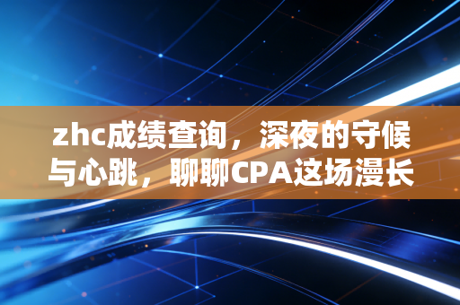 zhc成绩查询，深夜的守候与心跳，聊聊CPA这场漫长修行中的悲欢离合