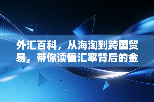 外汇百科，从海淘到跨国贸易，带你读懂汇率背后的金钱密码