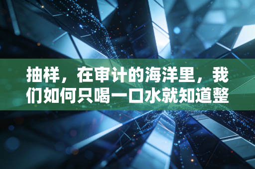 抽样，在审计的海洋里，我们如何只喝一口水就知道整片海的味道？