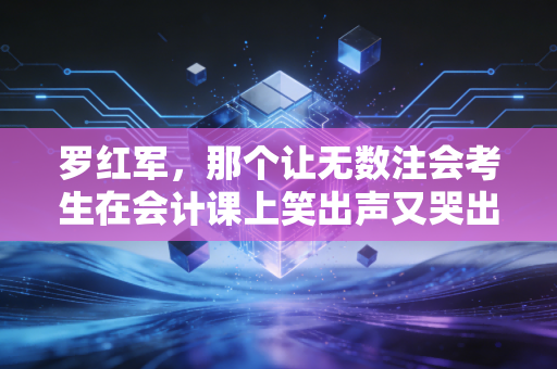 详细阅读:罗红军,那个让无数注会考生在会计课上笑出声又哭出来的男人 罗红军,那个让无数注会考生在会计课上笑出声又哭出来的男人