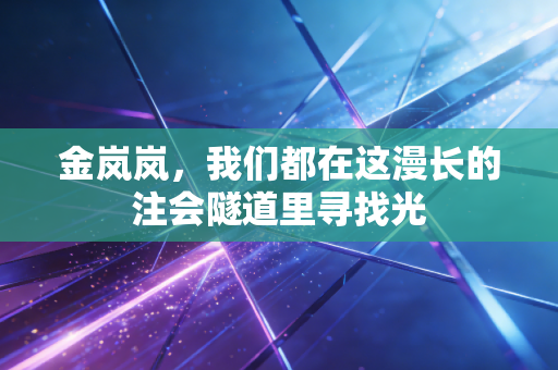金岚岚,我们都在这漫长的注会隧道里寻找光