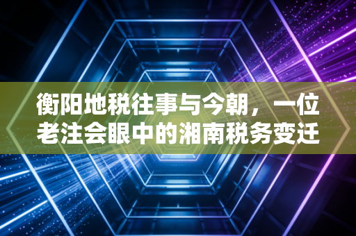 衡阳地税往事与今朝,一位老注会眼中的湘南税务变迁与营商生态