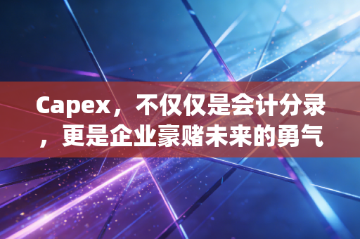 Capex，不仅仅是会计分录，更是企业豪赌未来的勇气