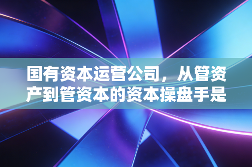 国有资本运营公司，从管资产到管资本的资本操盘手是如何炼成的