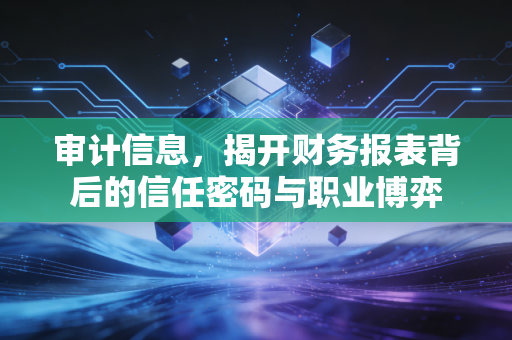 详细阅读:审计信息,揭开财务报表背后的信任密码与职业博弈 审计信息,揭开财务报表背后的信任密码与职业博弈