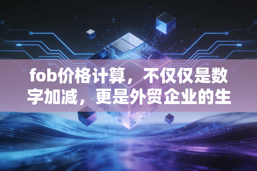 fob价格计算,不仅仅是数字加减,更是外贸企业的生死命门