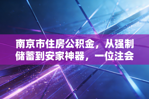 南京市住房公积金，从强制储蓄到安家神器，一位注会眼中的财富增值与避坑指南