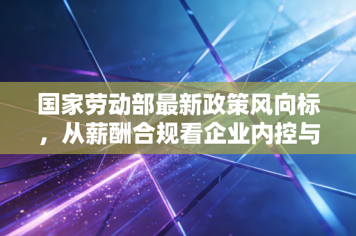 国家劳动部最新政策风向标,从薪酬合规看企业内控与审计风险