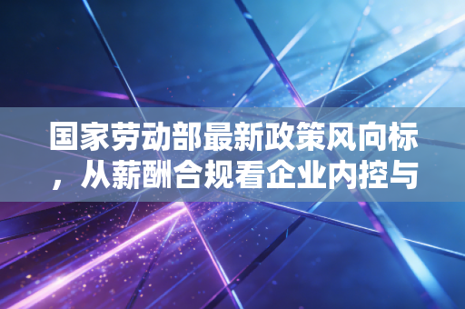 国家劳动部最新政策风向标,从薪酬合规看企业内控与审计风险