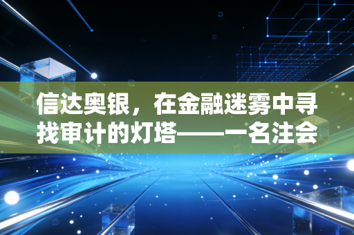 详细阅读:信达奥银,在金融迷雾中寻找审计的灯塔——一名注会眼中的行业坚守与风控博弈 信达奥银,在金融迷雾中寻找审计的灯塔——一名注会眼中的行业坚守与风控博弈