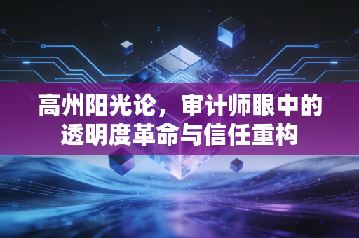 高州阳光论,审计师眼中的透明度革命与信任重构
