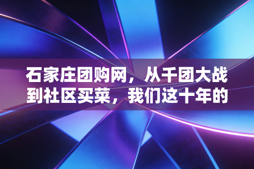 石家庄团购网,从千团大战到社区买菜,我们这十年的消费变迁与生活哲学
