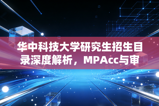 华中科技大学研究生招生目录深度解析，MPAcc与审计硕士的进阶之路，为何它是注会人的黄金跳板？