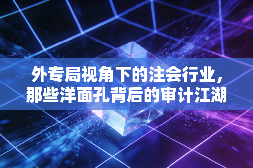 详细阅读:外专局视角下的注会行业,那些洋面孔背后的审计江湖 外专局视角下的注会行业,那些洋面孔背后的审计江湖
