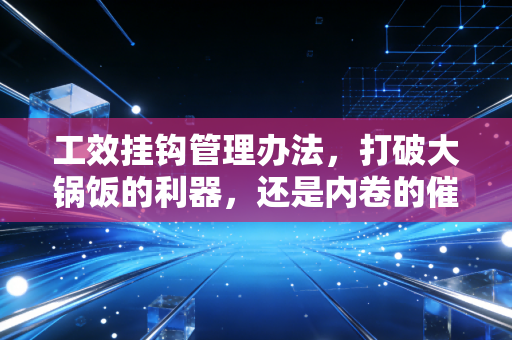 工效挂钩管理办法,打破大锅饭的利器,还是内卷的催化剂?