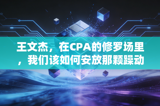 详细阅读:王文杰,在CPA的修罗场里,我们该如何安放那颗躁动的初心? 王文杰,在CPA的修罗场里,我们该如何安放那颗躁动的初心?
