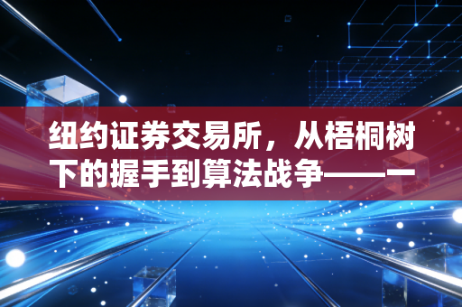 纽约证券交易所，从梧桐树下的握手到算法战争——一名注册会计师眼中的资本游戏