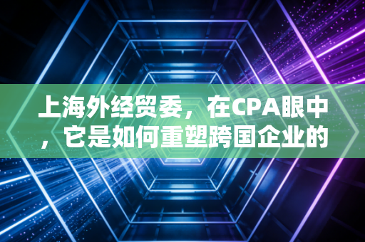 上海外经贸委，在CPA眼中，它是如何重塑跨国企业的财税生态？