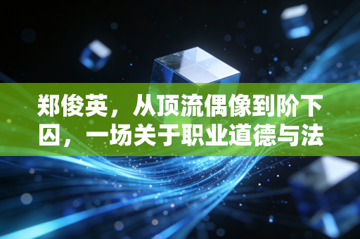 郑俊英,从顶流偶像到阶下囚,一场关于职业道德与法律底线的警示录