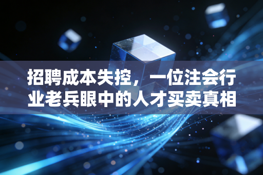 招聘成本失控，一位注会行业老兵眼中的人才买卖真相