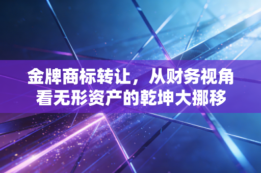 金牌商标转让,从财务视角看无形资产的乾坤大挪移