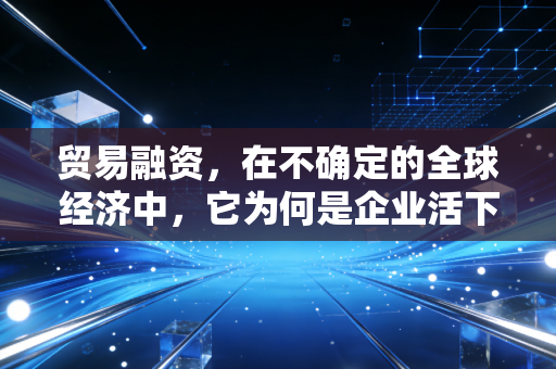 贸易融资,在不确定的全球经济中,它为何是企业活下去的隐形氧气