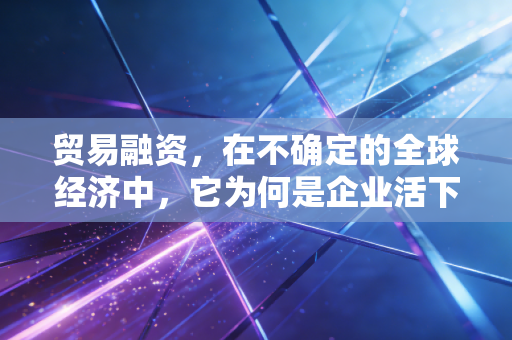 详细阅读:贸易融资,在不确定的全球经济中,它为何是企业活下去的隐形氧气 贸易融资,在不确定的全球经济中,它为何是企业活下去的隐形氧气