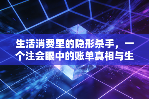 生活消费里的隐形杀手，一个注会眼中的账单真相与生存智慧