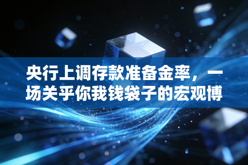 央行上调存款准备金率,一场关乎你我钱袋子的宏观博弈