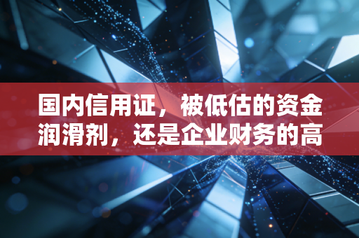 详细阅读:国内信用证,被低估的资金润滑剂,还是企业财务的高阶玩法? 国内信用证,被低估的资金润滑剂,还是企业财务的高阶玩法?