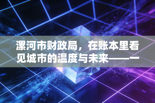 漯河市财政局,在账本里看见城市的温度与未来——一名注会眼中的地方财政变迁
