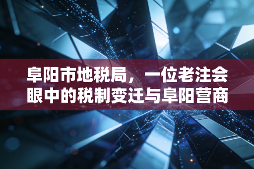 阜阳市地税局,一位老注会眼中的税制变迁与阜阳营商环境的进化史