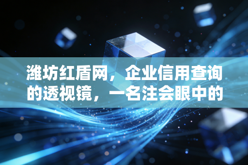 潍坊红盾网，企业信用查询的透视镜，一名注会眼中的商业合规与风险博弈