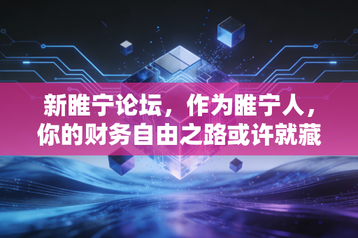 新睢宁论坛，作为睢宁人，你的财务自由之路或许就藏在这本账里