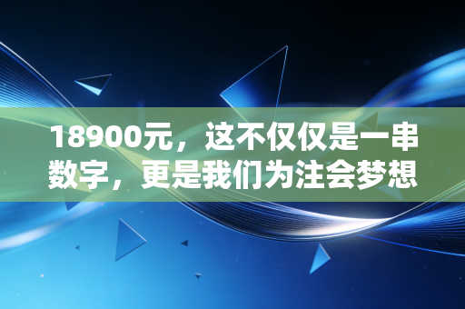 18900元，这不仅仅是一串数字，更是我们为注会梦想支付的入场券