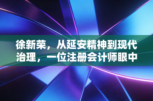徐新荣，从延安精神到现代治理，一位注册会计师眼中的区域经济与审计逻辑